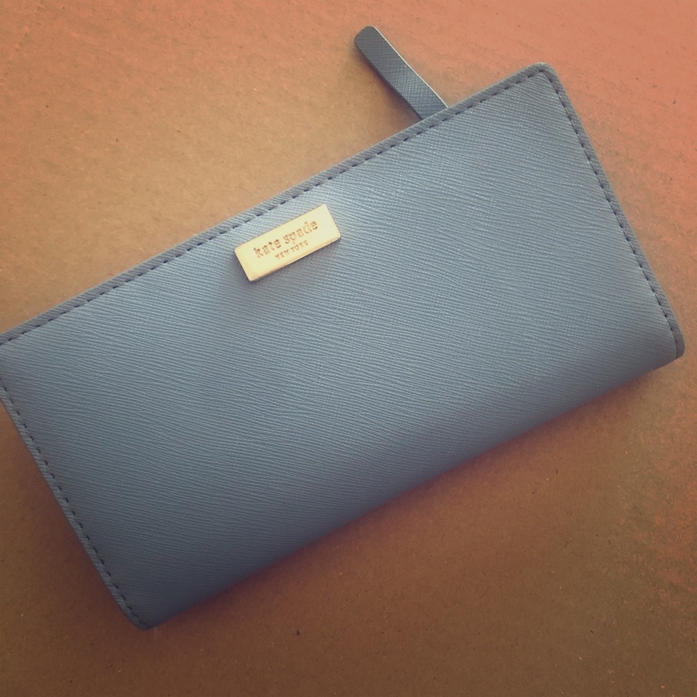 Kate Spade wallet (light blue)